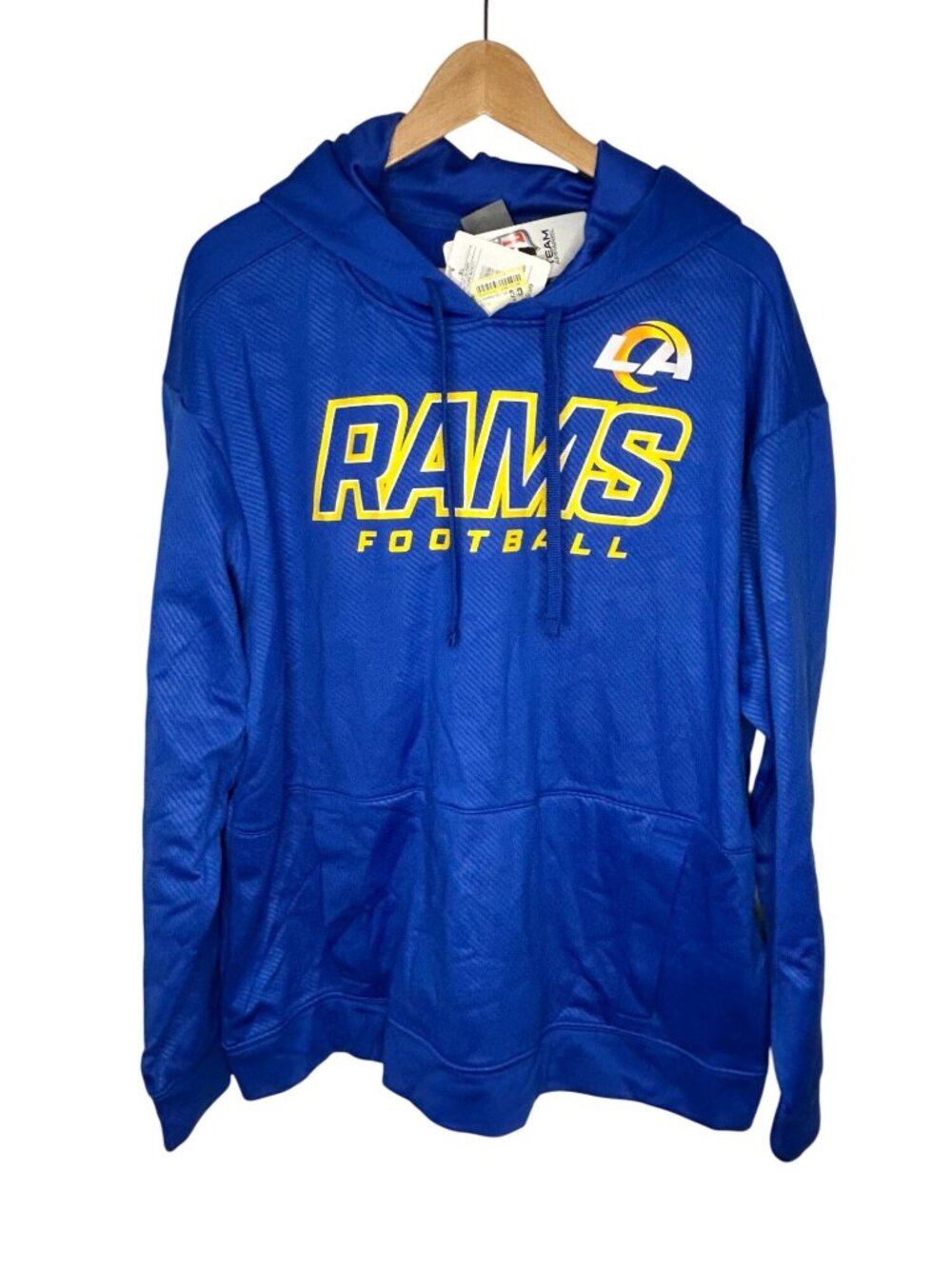 NWT Los Angeles Rams NFL Hoodie Men's XL MSRP $49.99